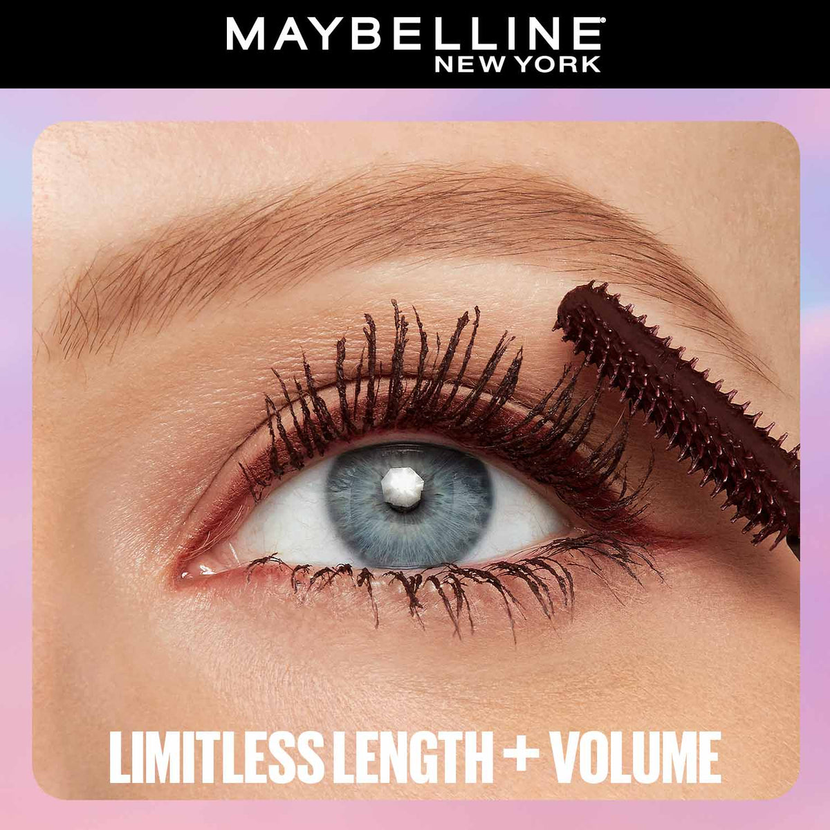 Maybelline New York Sky High Easy Wash Mascara, Burgundy Haze, 7.2ml