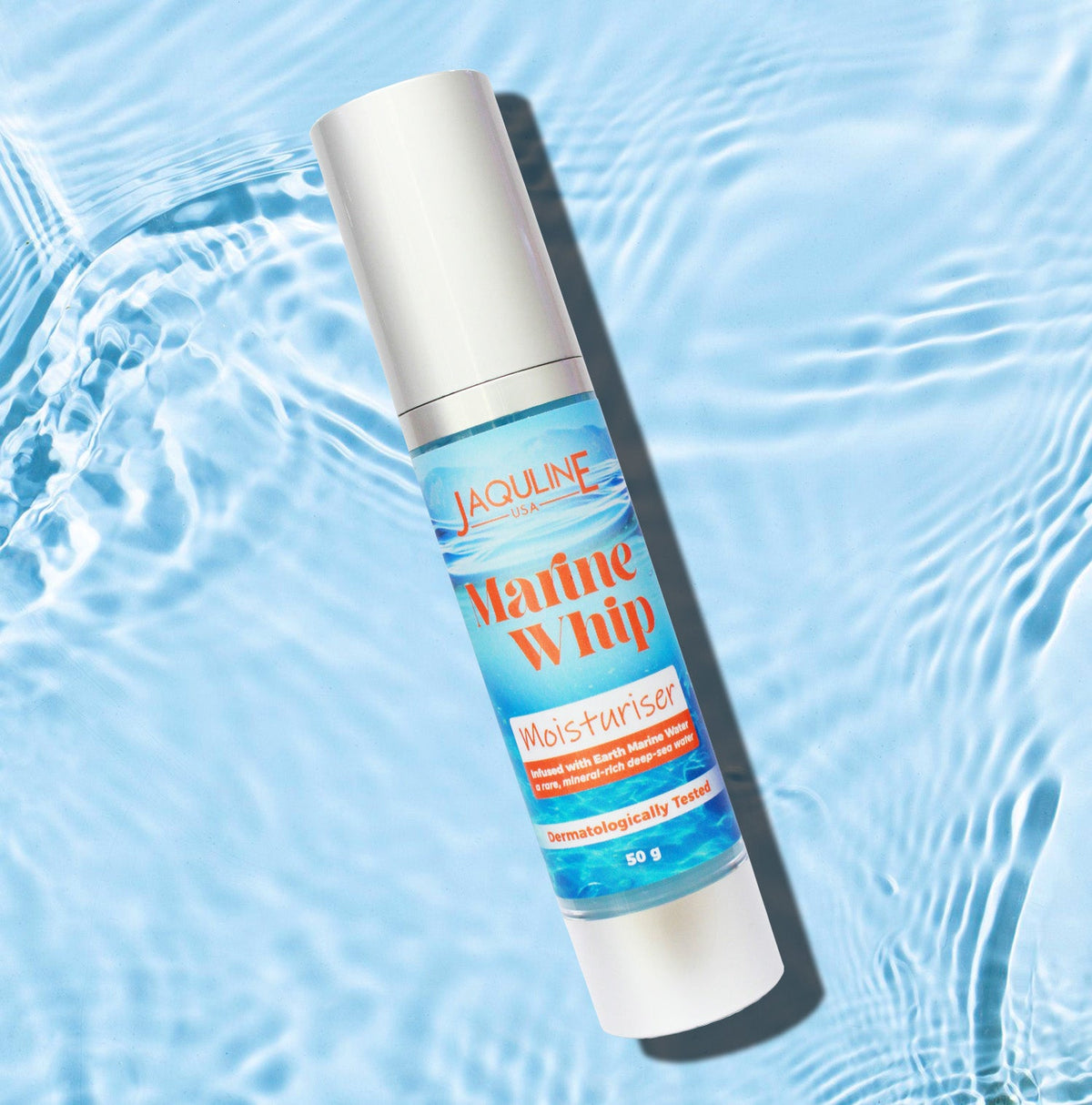 JAQULINE USA MarineWhip Sun & skin care kit | Marine Whip Moisturizer 50g + SPF 50 Sunscreen 50g | Hydrating & Remineralizing