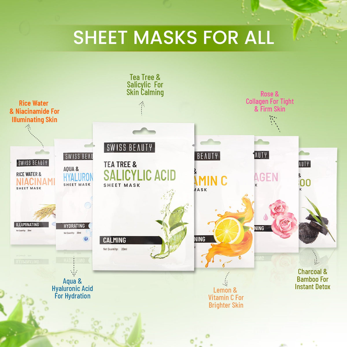 Tea tree & Salicylic Acid Sheet Mask