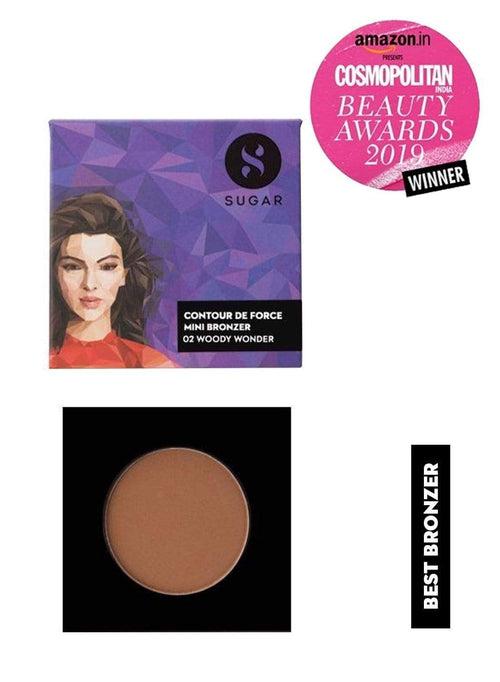 Contour De Force Mini Bronzer - 02 Woody Wonder (Warm Brown)
