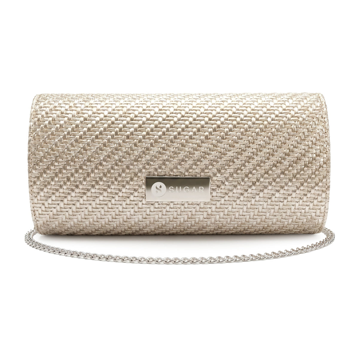 SUGAR Plain metalic gold Clutch Pouch