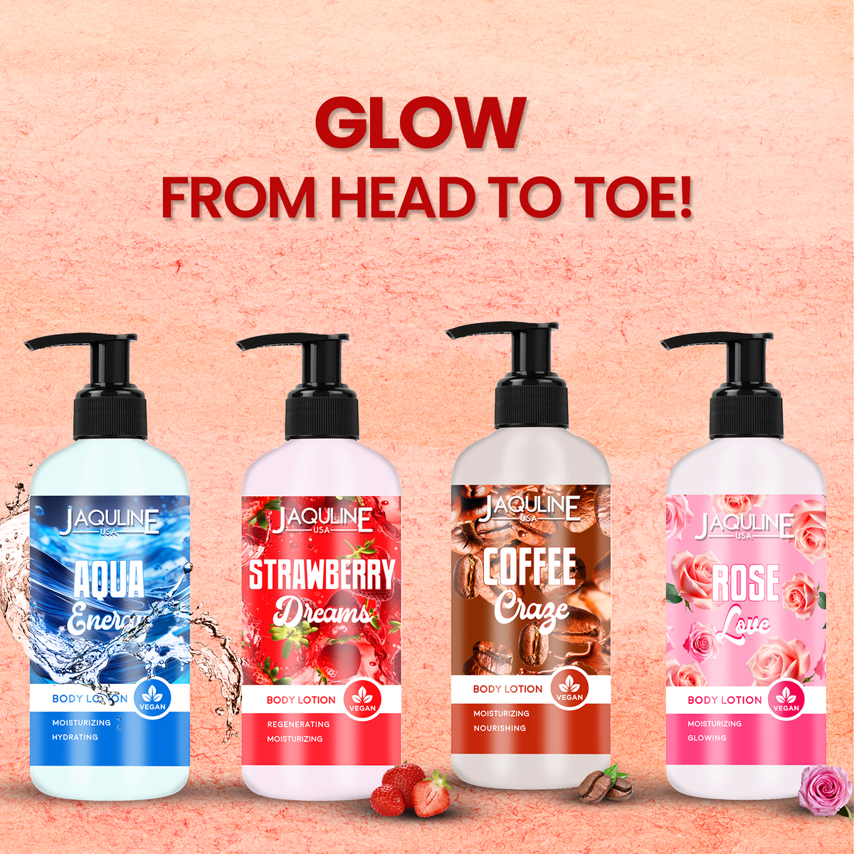 Jaquline USA Strawberry Dreams Body Lotion 250ml