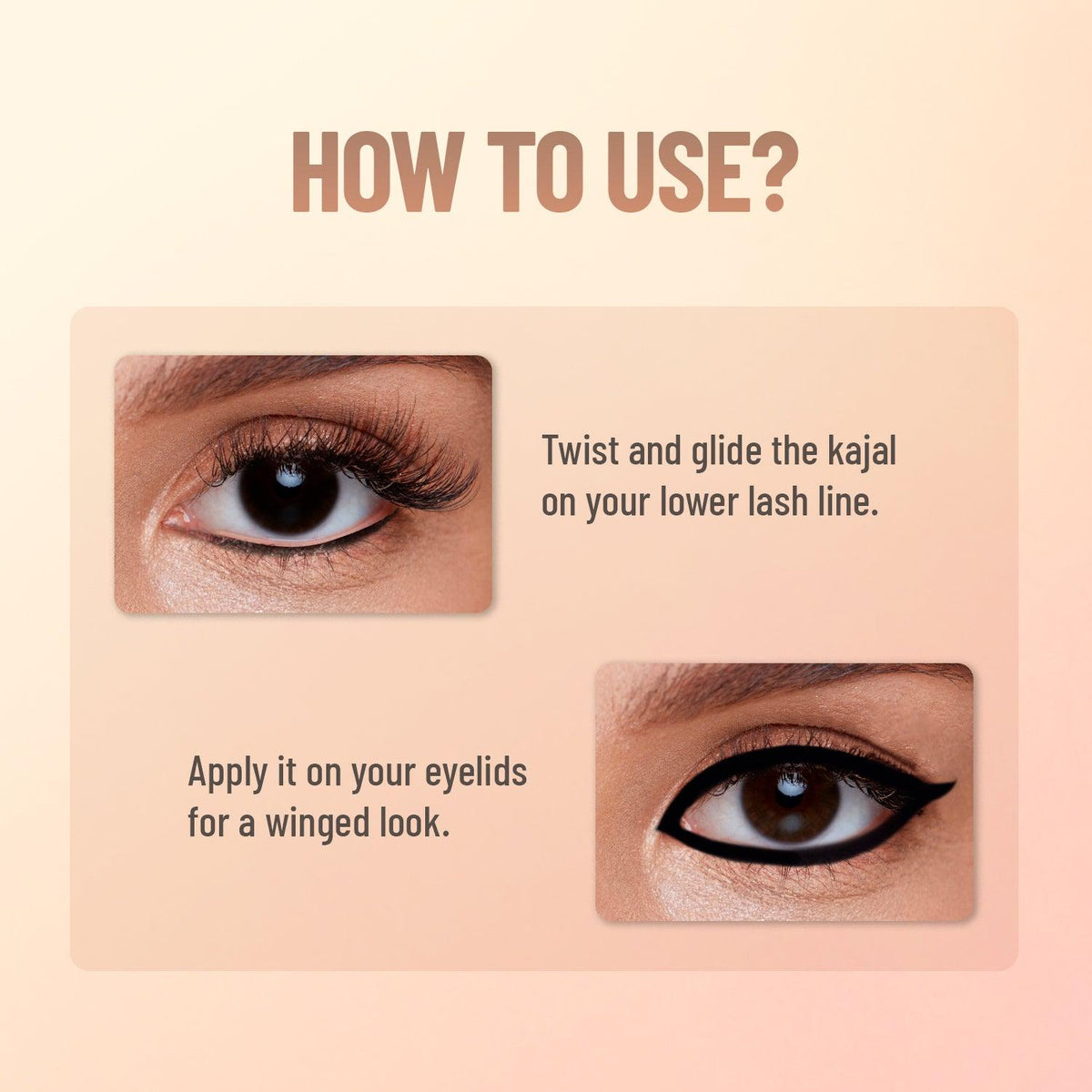 You & Eye Power Black Kajal - Twin pack