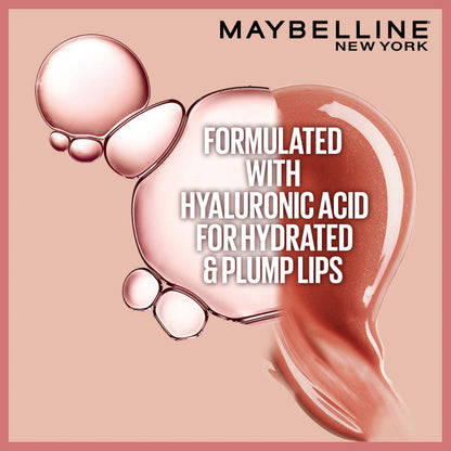 Maybelline New York Lifter Gloss, Hydrating Lip Gloss, Bubblegum, 5.4 ml