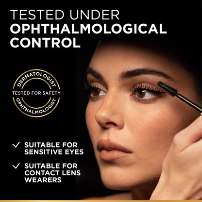 L'Oreal Paris Voluminous Panorama Waterproof Mascara Volumizing, Clump Free, Smudge free, 9.4 ml