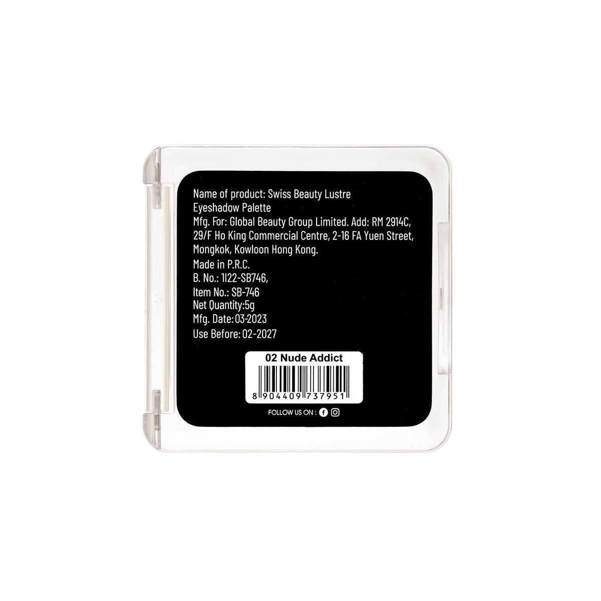Lustre Eyeshadow Palette