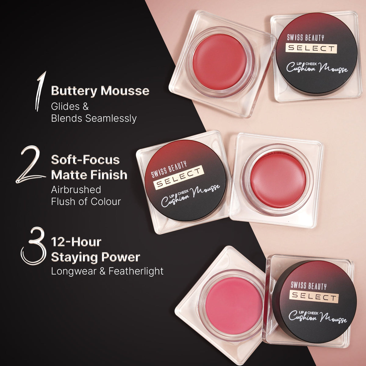 Select Lip And Cheek Cushion Mousse