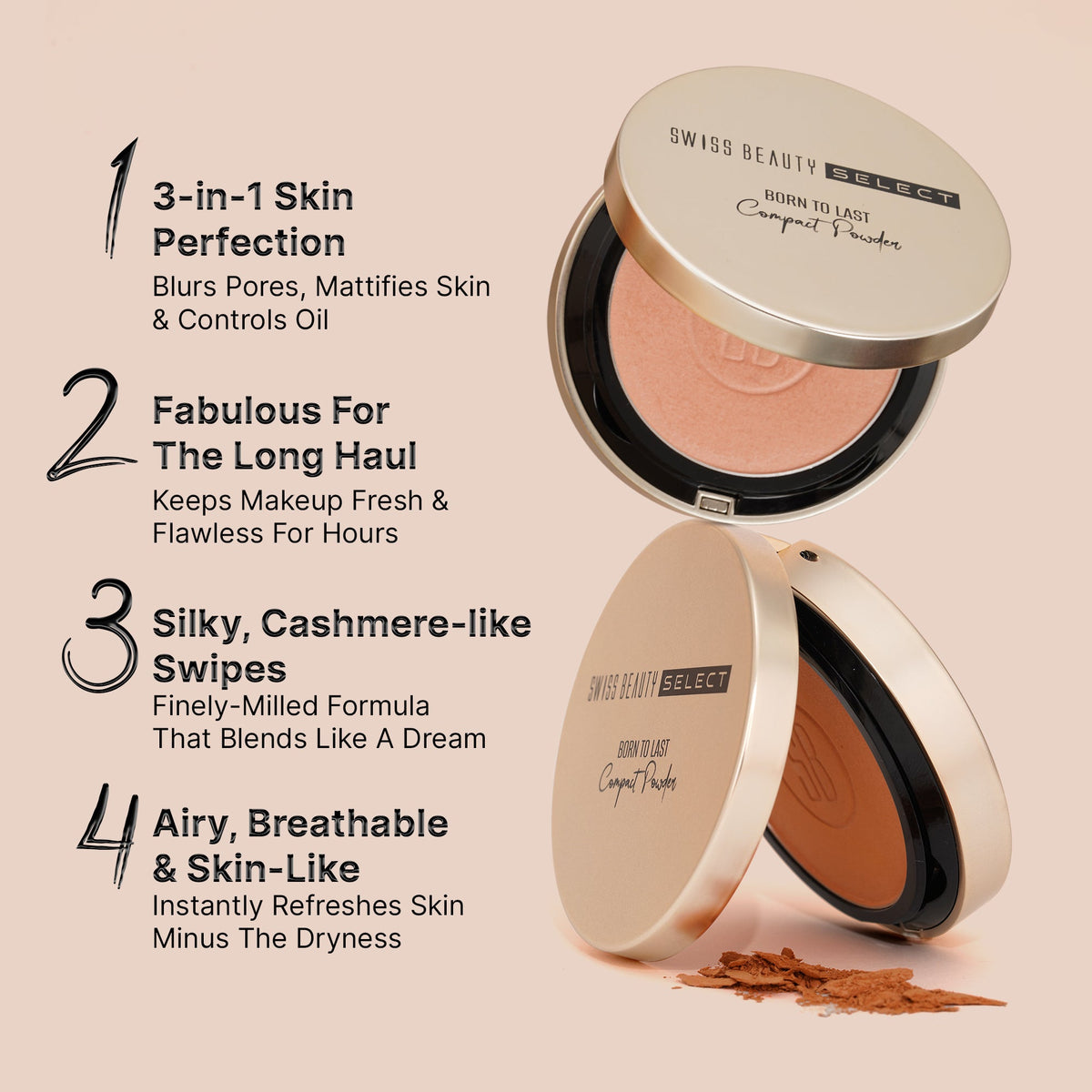 Select Born To Last Compact Powder