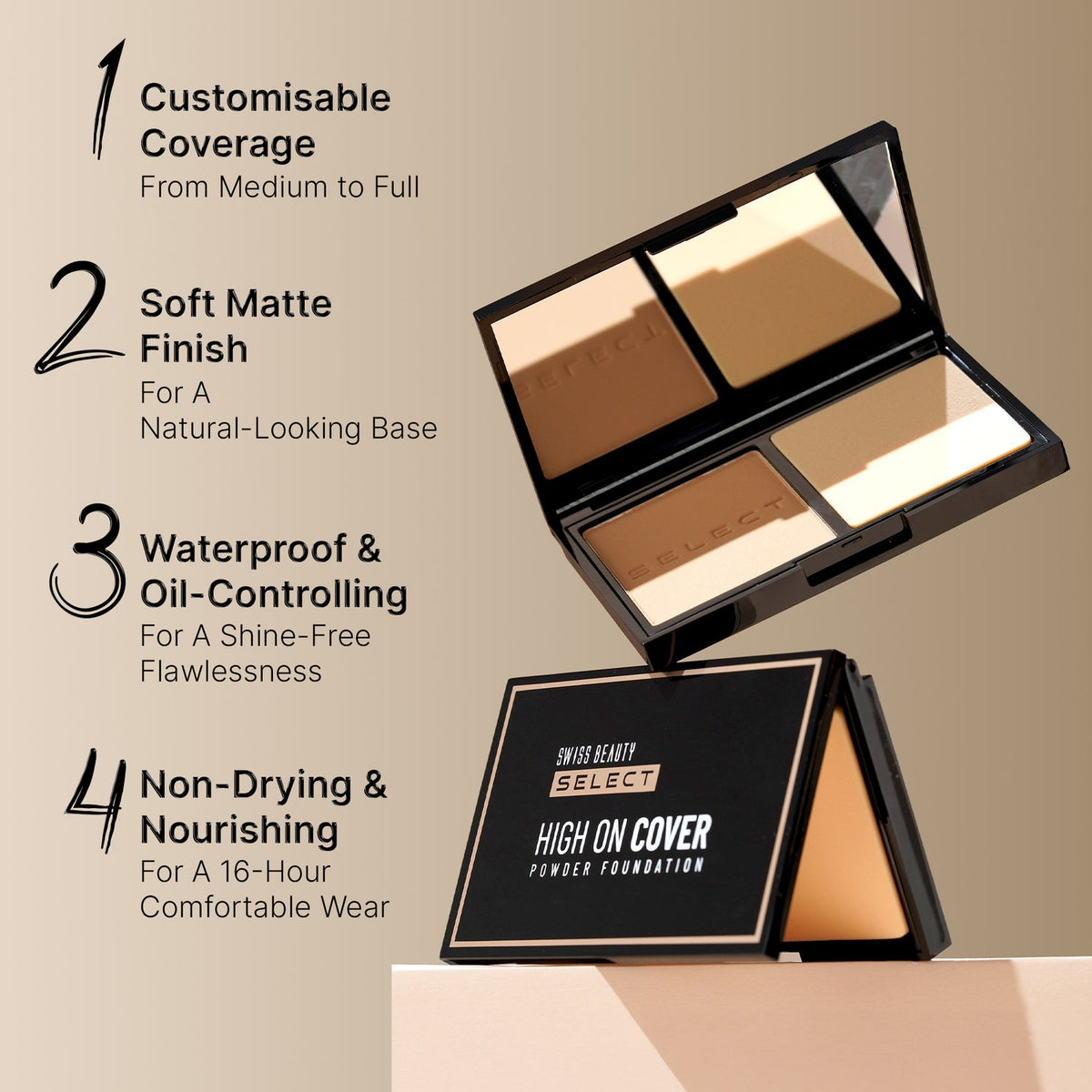 Select High On Cover Powder Foundation