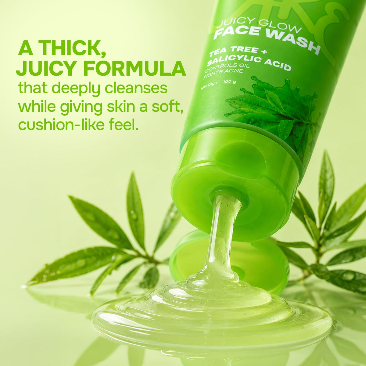 Care Juicy Glow Face Wash  Tea Tree + Salicylic Acid