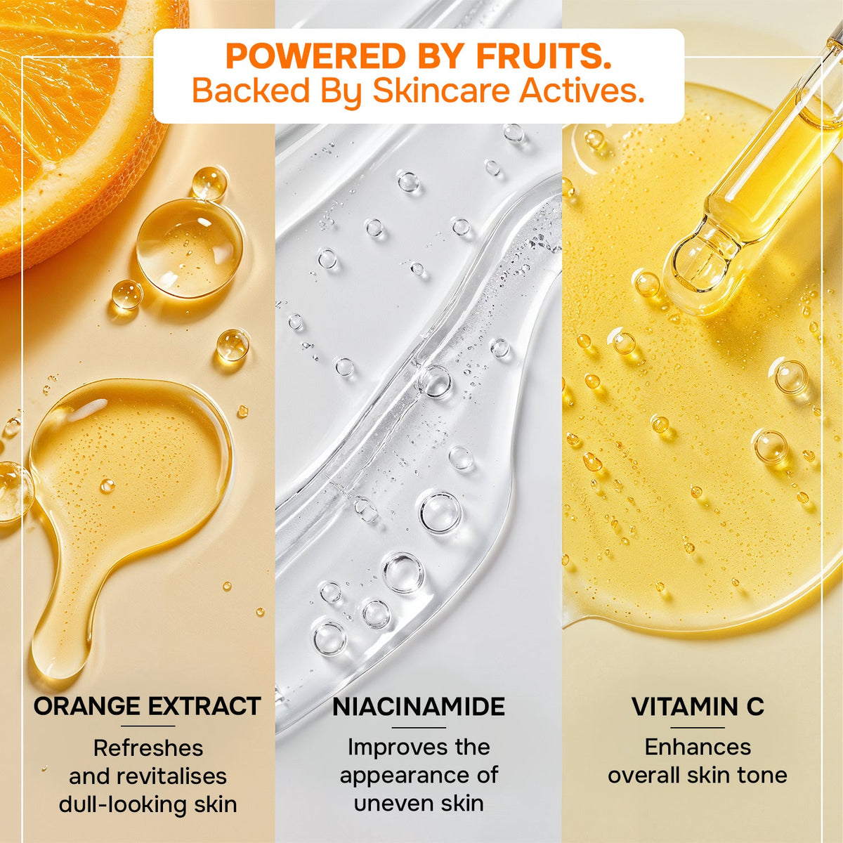 Care Juicy Glow Face Wash  Orange Peel + Niacinamide