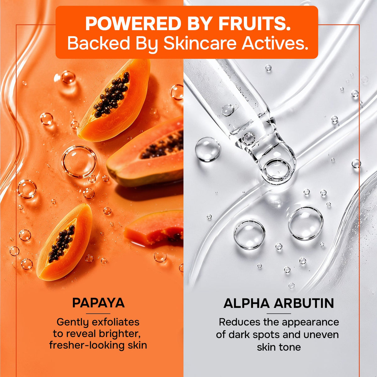 Care Juicy Glow Face Wash  Papaya + Alpha Arbutin