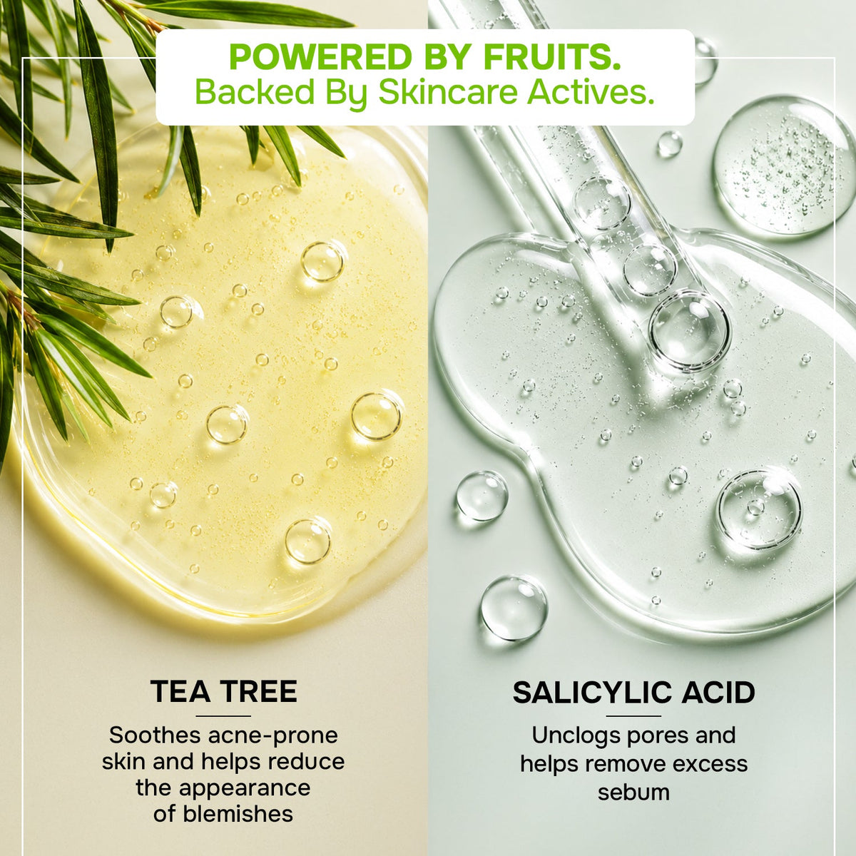 Care Juicy Glow Face Wash  Tea Tree + Salicylic Acid