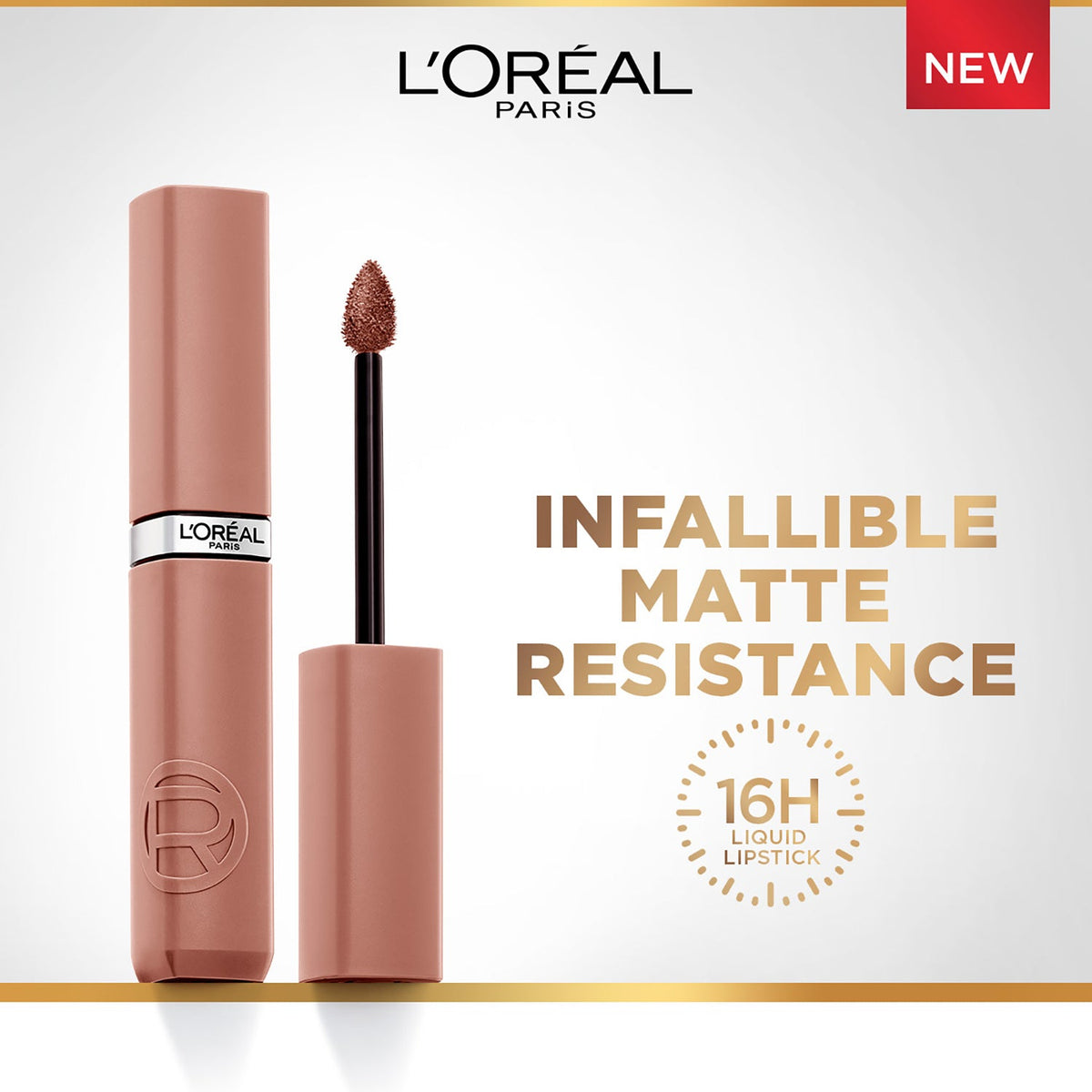 L'Oreal Paris Infallible Matte Resistance Liquid Lipstick, Breakfast in Bed 105, 5 ml