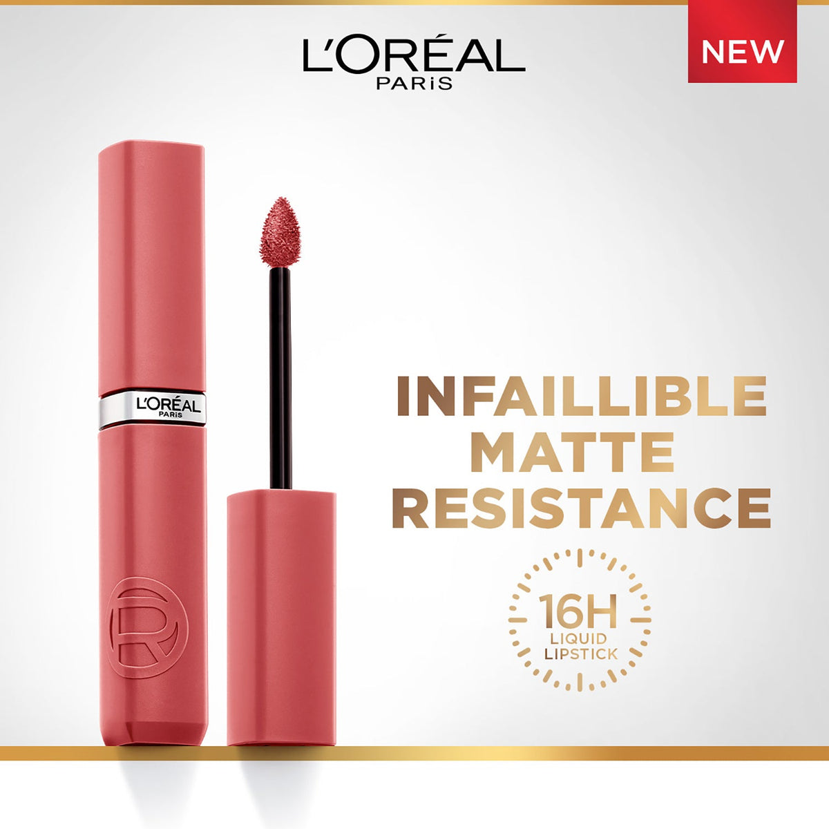 L'Oreal Paris Infallible Matte Resistance Liquid Lipstick, Major Crush 120, 5 ml
