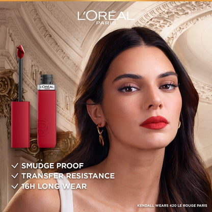 L'Oreal Paris Infallible Matte Resistance Liquid Lipstick, French Kiss 245, 5 ml