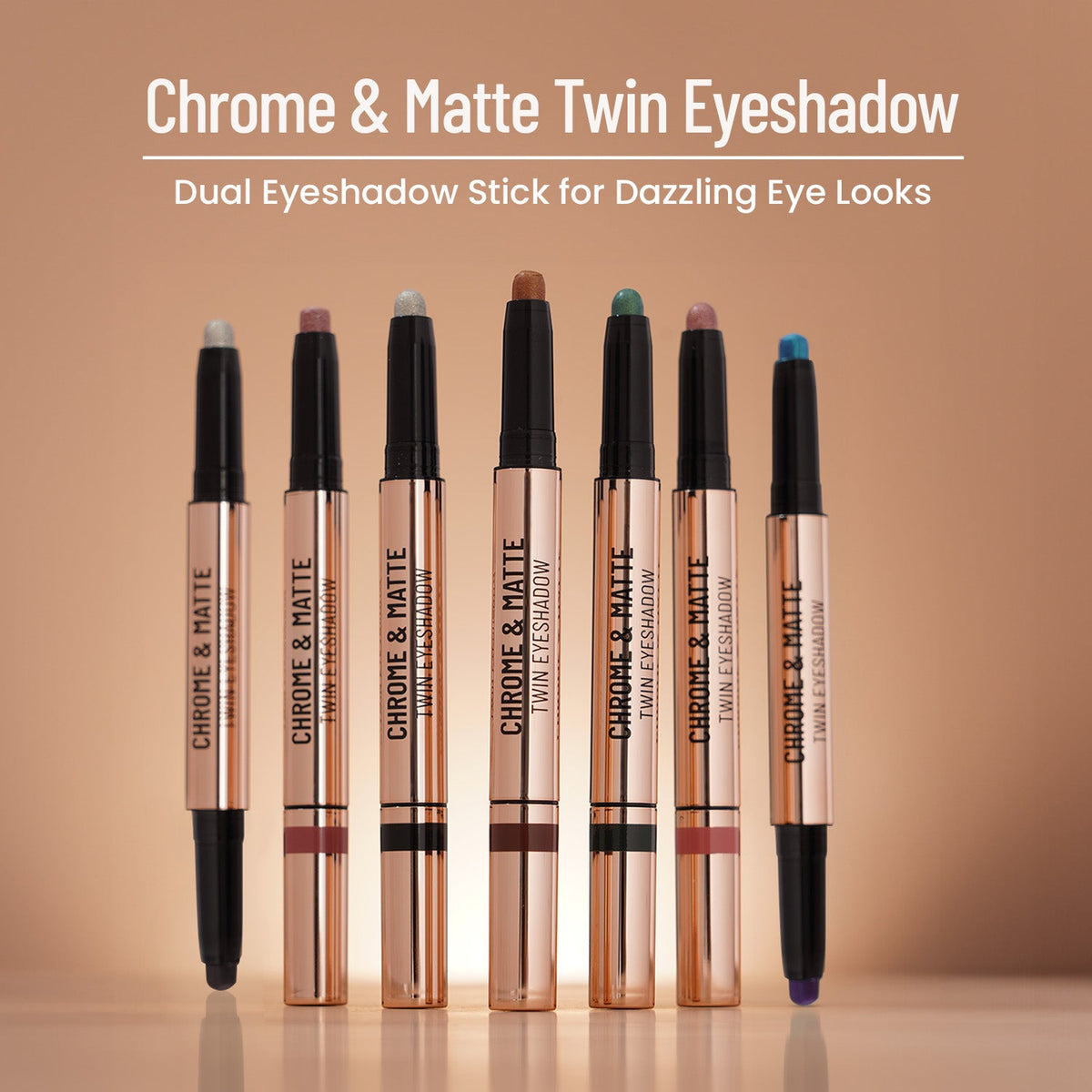 Chrome & Matte Twin Eyeshadow