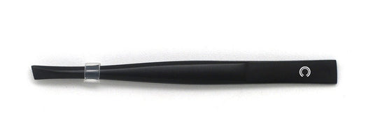 Basicare Stainless Steel Matt Black Precision Ground Slant Tip Tweezer For Women And Men.Tweezer For Ingrown Hair, Plucking D