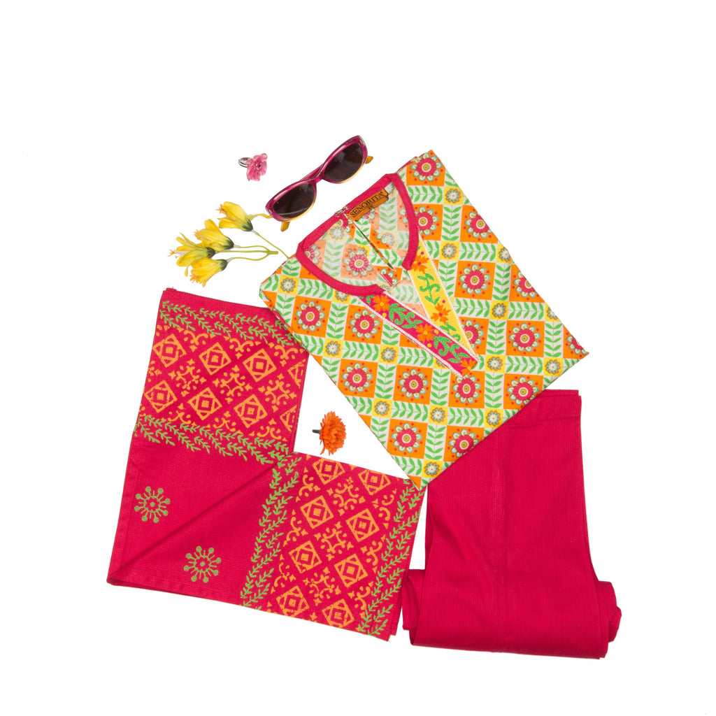 Komal's KAD-00017 Girl's 3PC