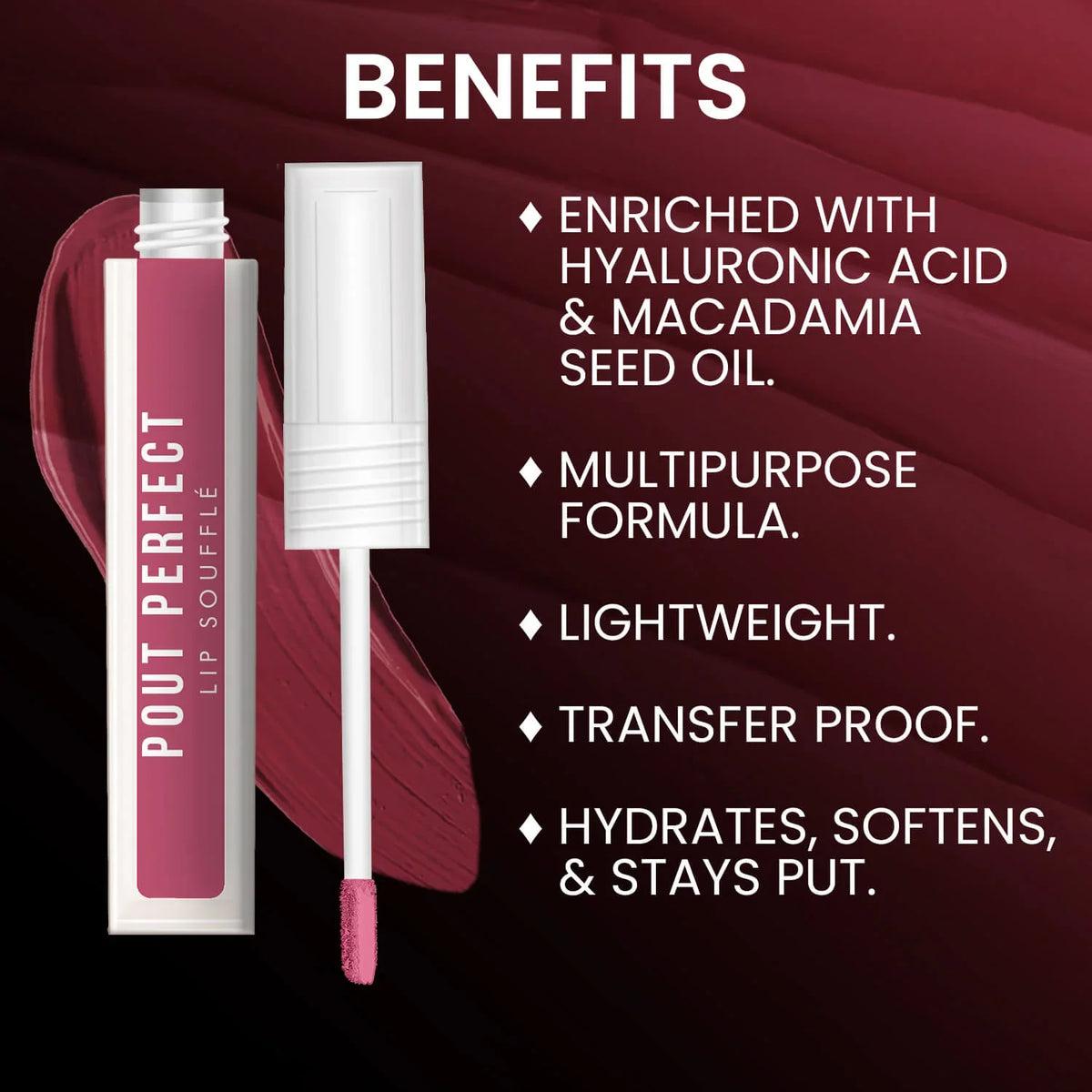 Jaquline USA Pout Perfect Lip Souffle Frosted Petal 02