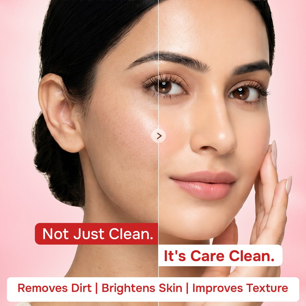 Care Juicy Glow Face Wash  Strawberry + Glycolic Acid