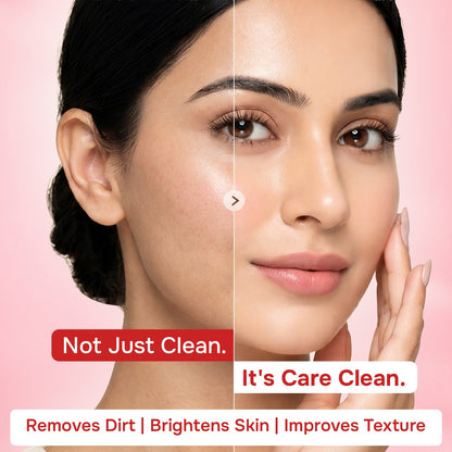 Care Juicy Glow Face Wash  Strawberry + Glycolic Acid