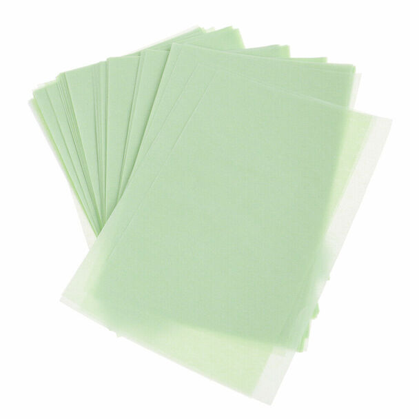 Basicare Facial Oil Blotting Sheets For Face Natural Green Tea & Jasmine Fruit. For Oily Skin Oil Absorbing Tissues Beauty Bl