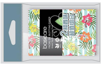 Basicare Facial Oil Blotting Sheets For Face Natural Green Tea & Jasmine Fruit. For Oily Skin Oil Absorbing Tissues Beauty Bl