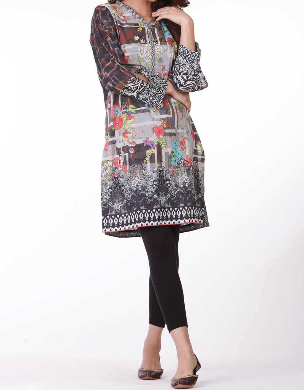Komal's WDL-107 Digital Printed Kurti
