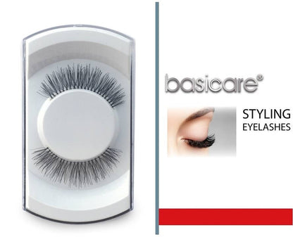 Stying Eyelashes With Latex Glue, Nature Hair