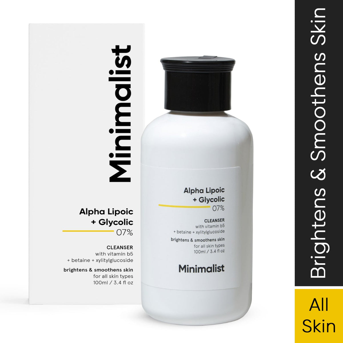 Minimalist Alpha Lipoic + Glycolic 07% Cleanser