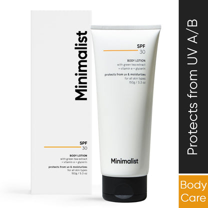 Minimalist SPF 30 Body Lotion