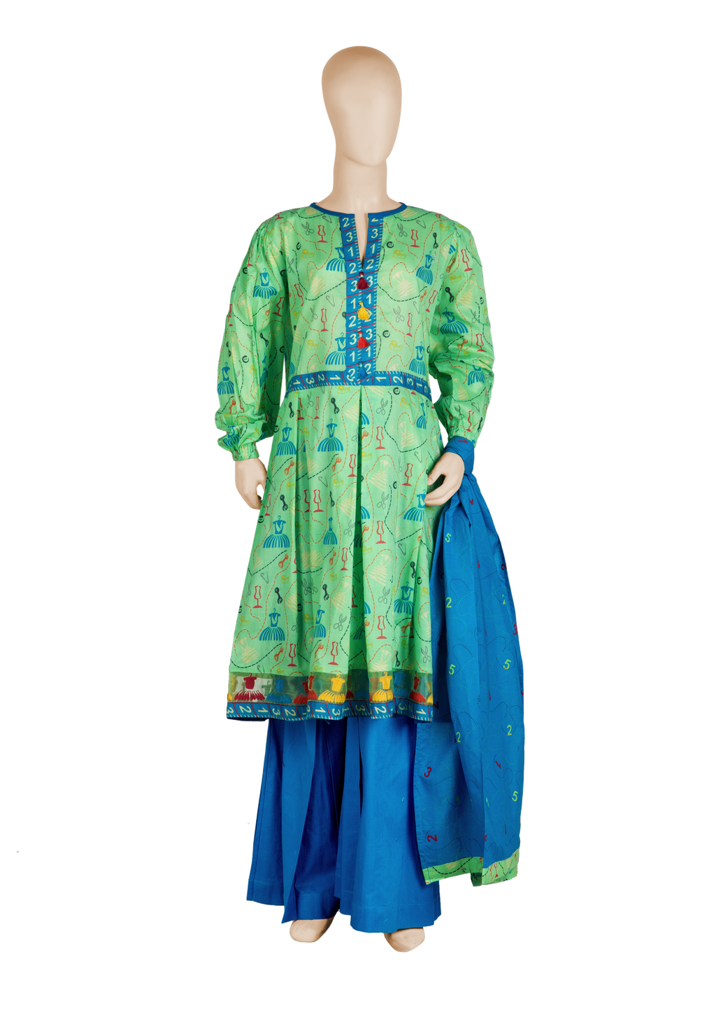 Komal's GAD-00936 Embroidered 3PC Suit