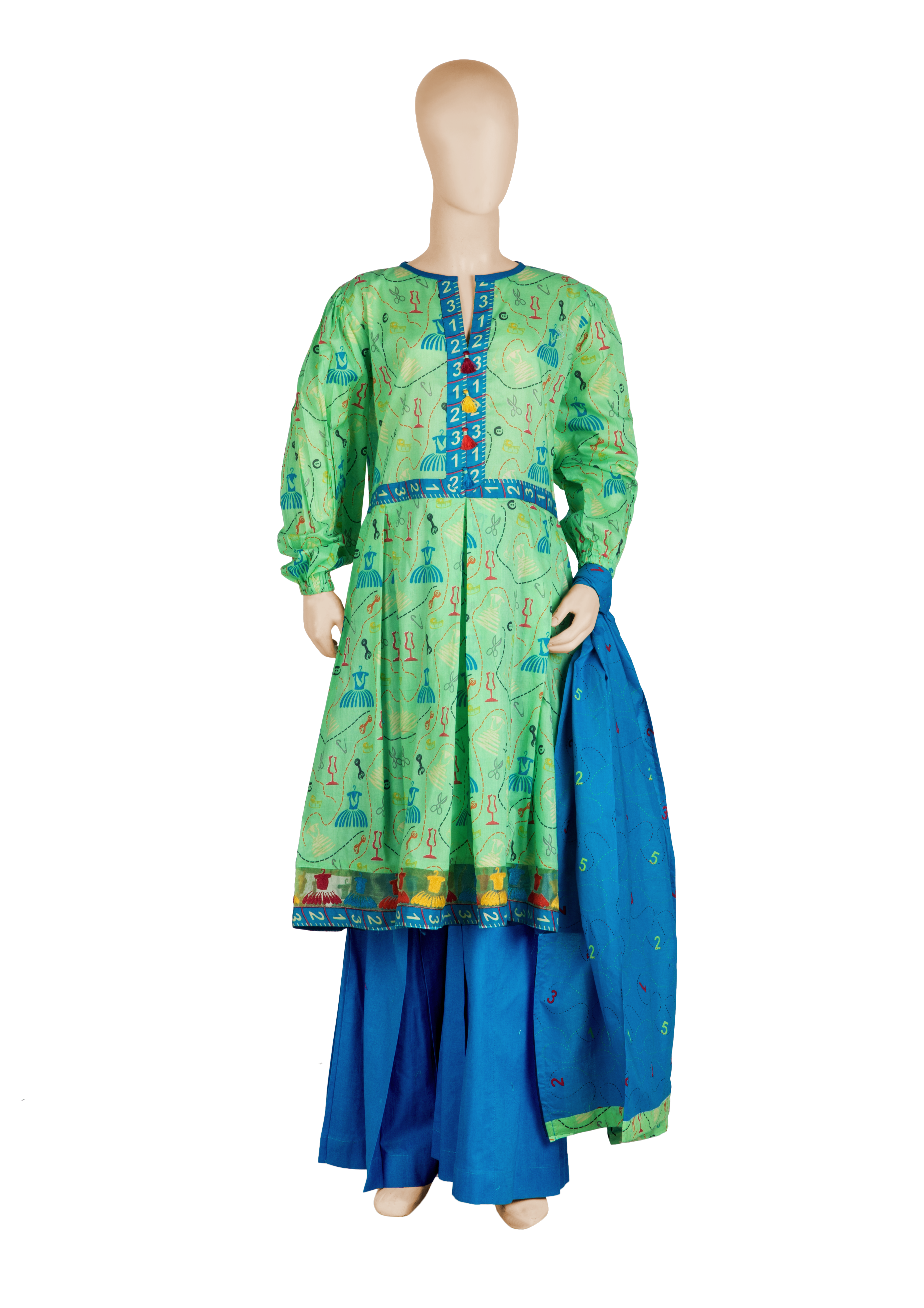 Komal's GAD-00936 Embroidered 3PC Suit