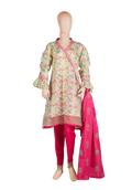 Komal's GAD-00980 Teen's Printed 3PC Suit