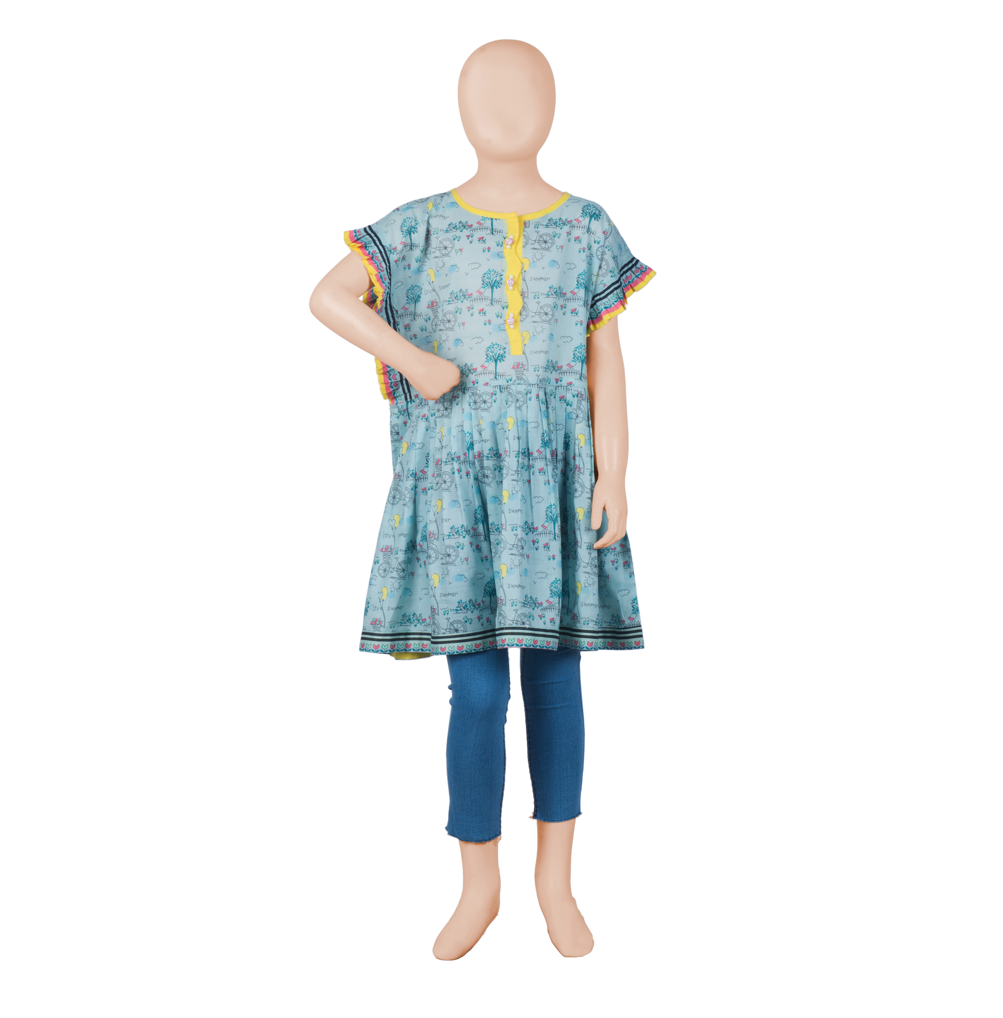 Komal's KAA-01046 Printed Kurti