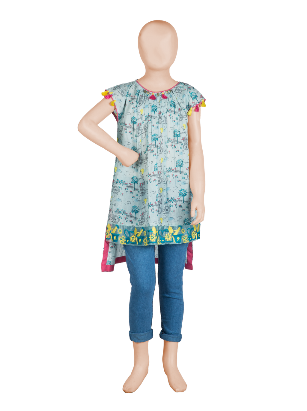 Komal's KAA-00965 Printed Kurti
