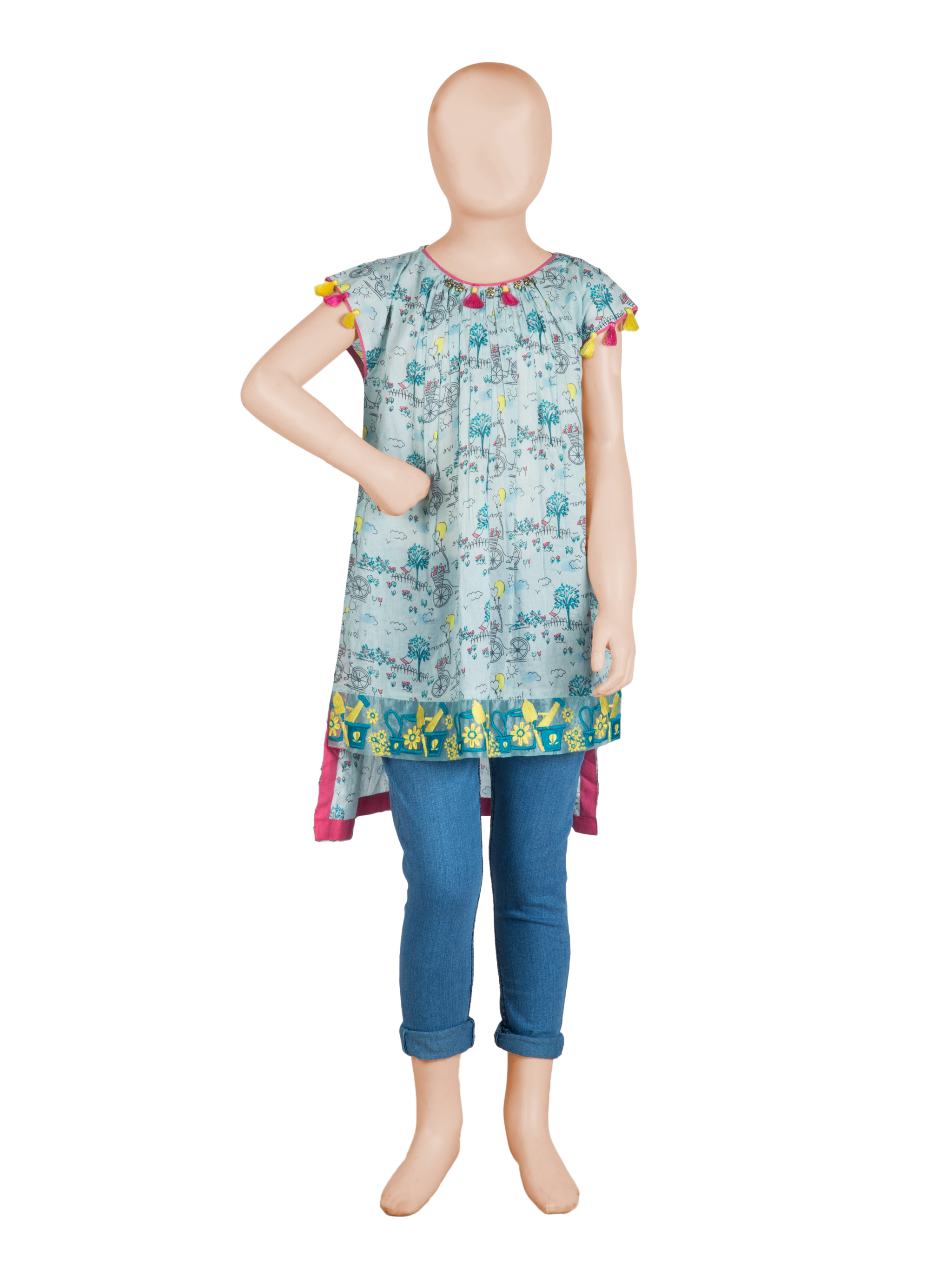 Komal's KAA-00965 Printed Kurti