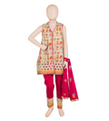 Komal's KAD-00934 Girl's Embroidered 3PC Suit