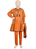 Komal's KAD-00859 Block Printed Girl's 3PC