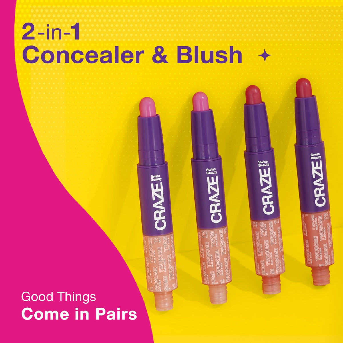CRAZE Twosome Face Stick