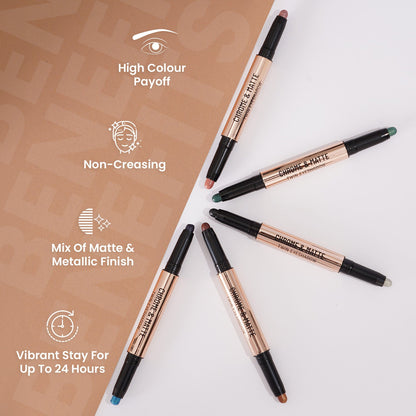 Chrome & Matte Twin Eyeshadow