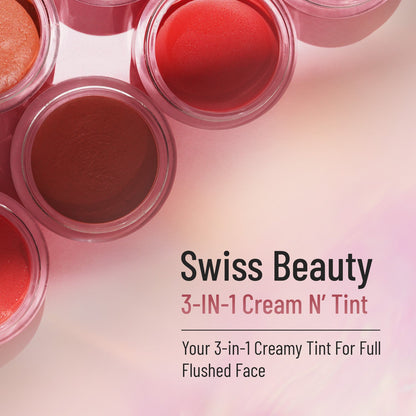 3-in-1 Lip and Cheek Cream N' Tint