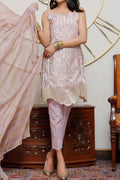 Komal's FE-120 Formal Embroidered Chiffon 3PC Suit