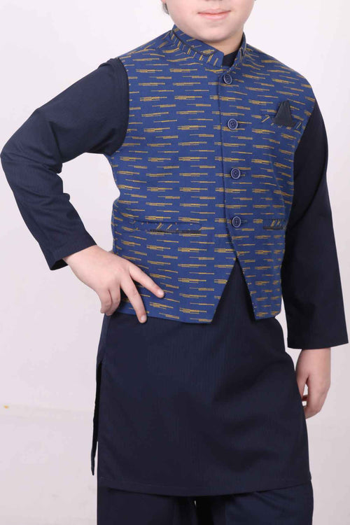 Komal's Boys Kameez Shalwar w/ Waistcoat