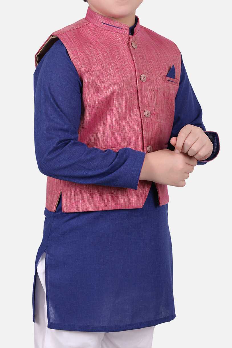 Komal's Boys Kameez Shalwar w/ Waistcoat