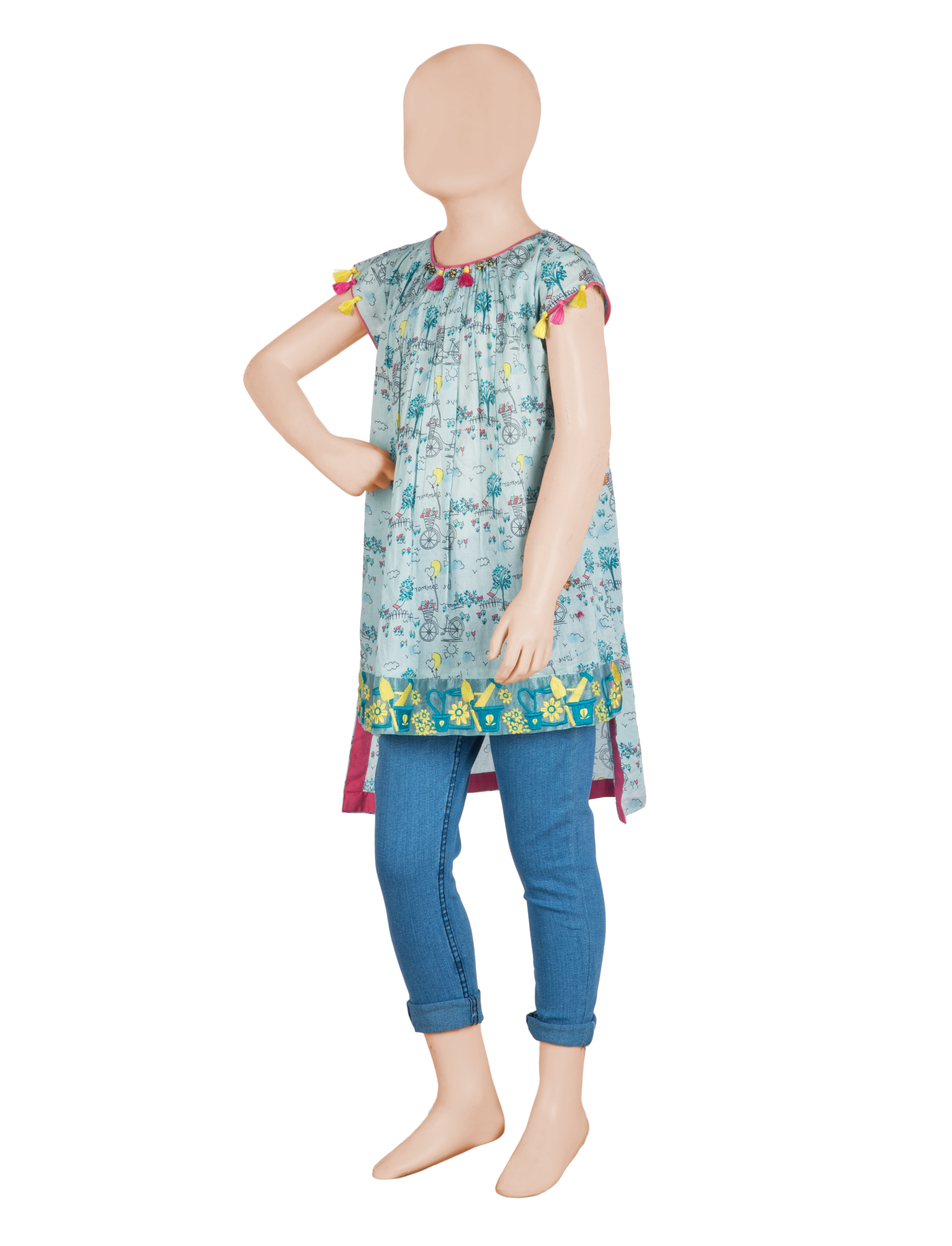 Komal's KAA-00965 Printed Kurti