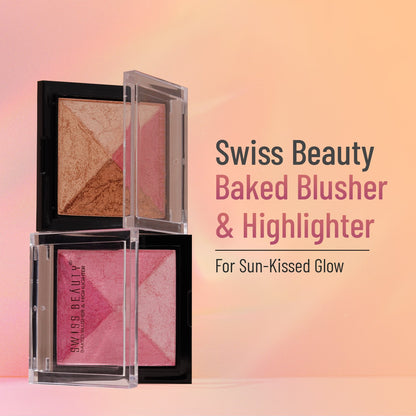 2-in 1- Baked Blusher & Highlighter