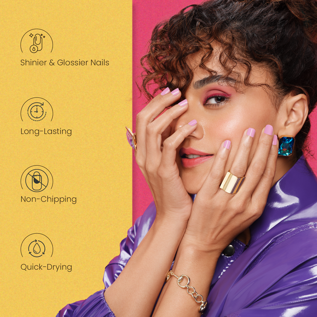 Bright n' Shine Set Of 3 Nail Laquer