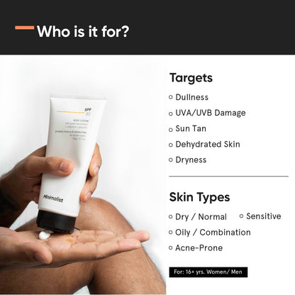 Minimalist SPF 30 Body Lotion